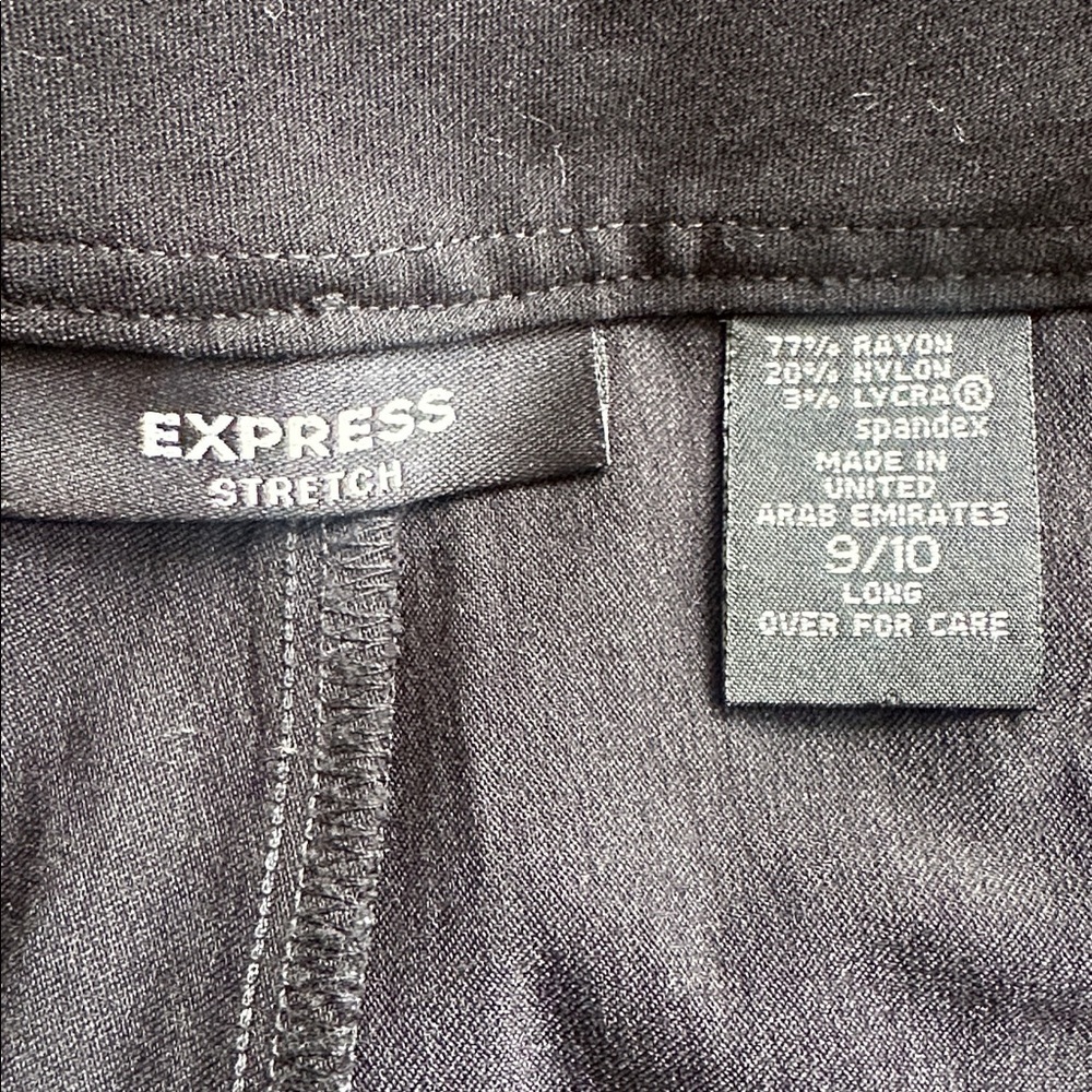 Express Stretch Black Trousers - Picture 9 of 9
